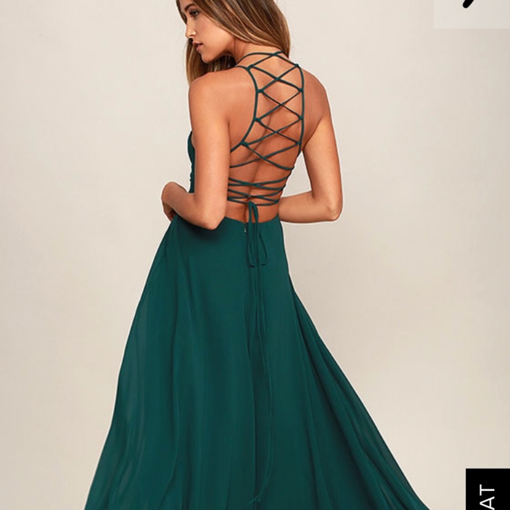 Forrest Green Prom dress